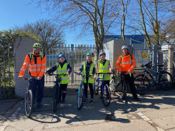 Harwich and Dovercourt High School Bikeability course
