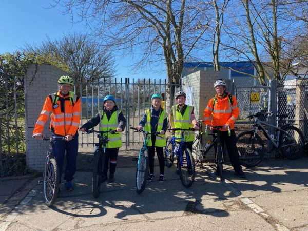 Harwich and Dovercourt High School Bikeability course