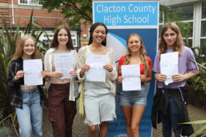 Clacton County High GCSE results day 2023