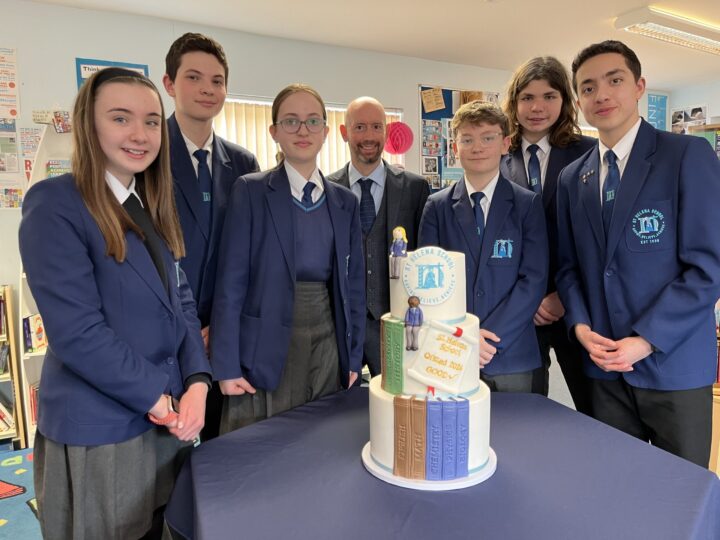 St Helena School staff and students celebrate Good Ofsted grade